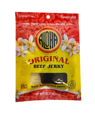 Aloha Shoyu Beef Jerky 2.5oz  - Original