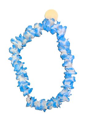 Silk Lei - Blue