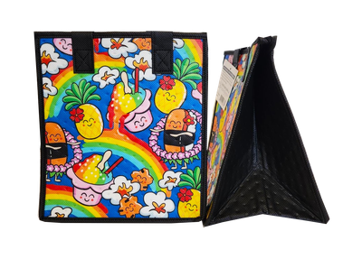 Tropical Paper Garden - Insulated Small Bag - TASTE THE RAINBOW BLUE PET