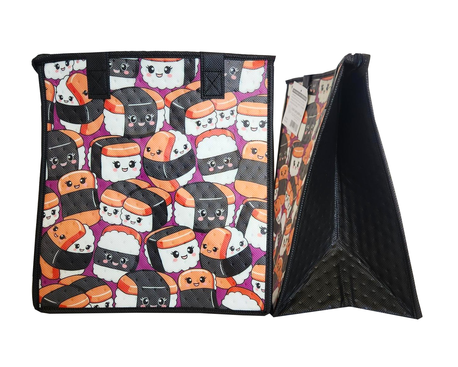 Tropical Paper Garden - Insulated Medium Bag - BITTY BITES PURPLE MED