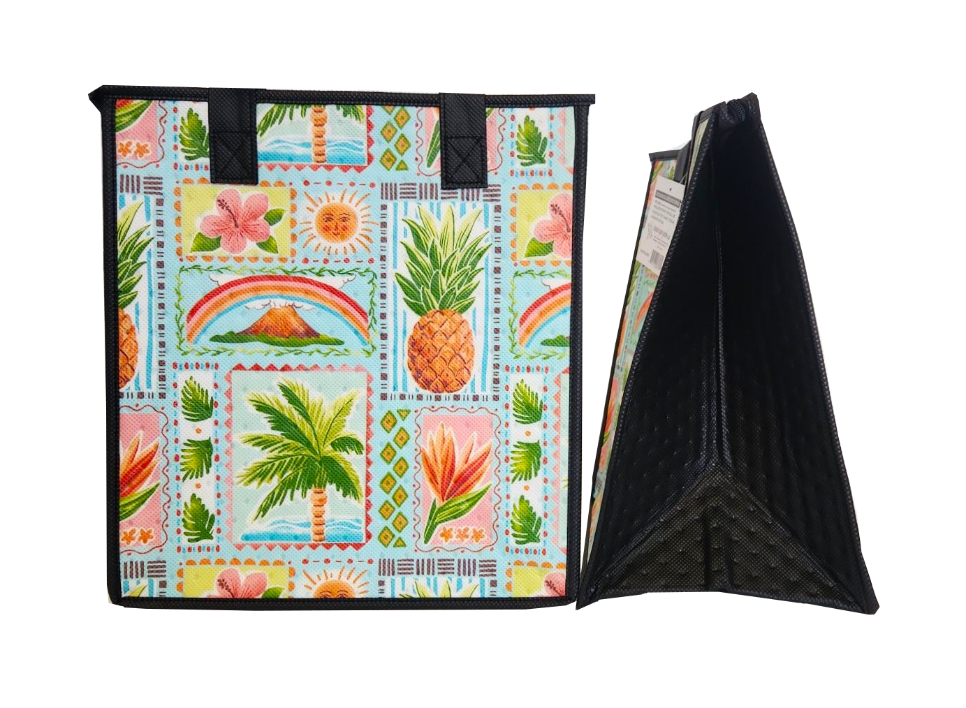 Tropical Paper Garden - Insulated Medium Bag - SUNCREST AQUA MED
