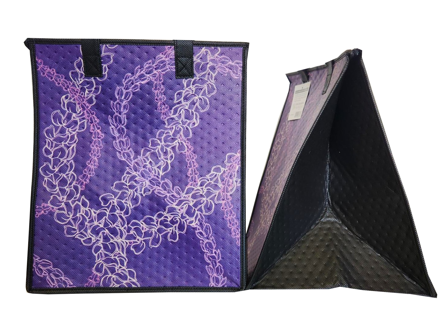 Tropical Paper Garden - Insulated Large Bag - LEID PURPLE LRG