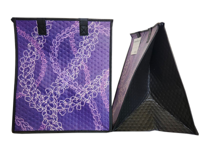 Tropical Paper Garden - Insulated Large Bag - LEID PURPLE LRG