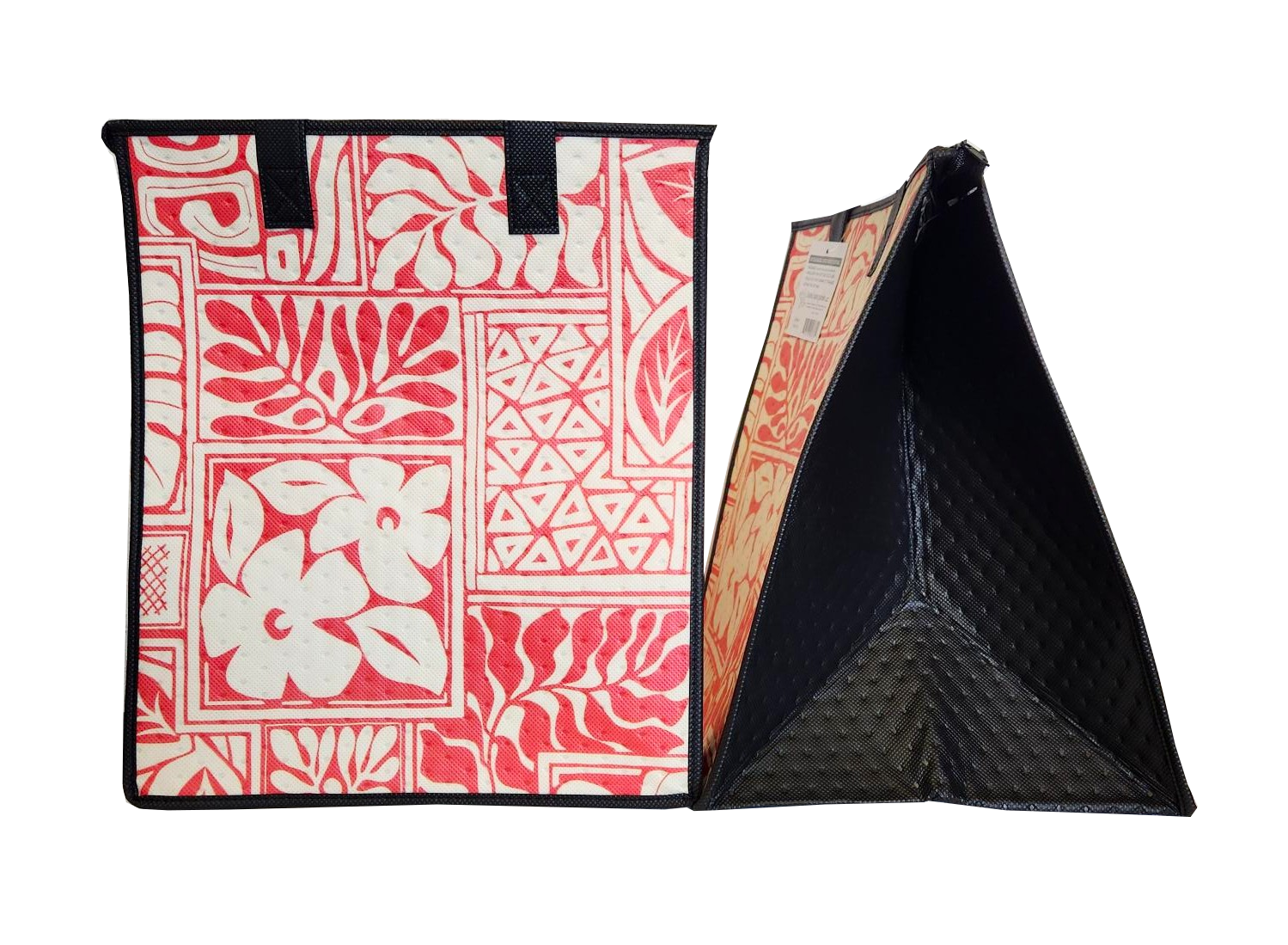 Tropical Paper Garden - Insulated Large Bag - SOFTFORM CORAL LRG