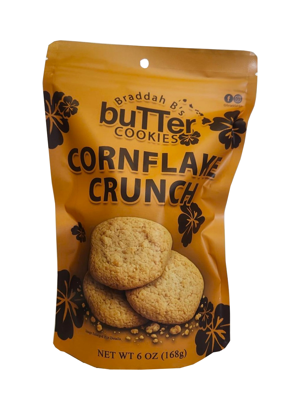 Braddah B's Butter Cookies - Cornflake Crunch 6oz.