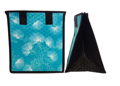 Tropical Paper Garden - Insulated Small Bag - BRANCHING OUT AQUA PET