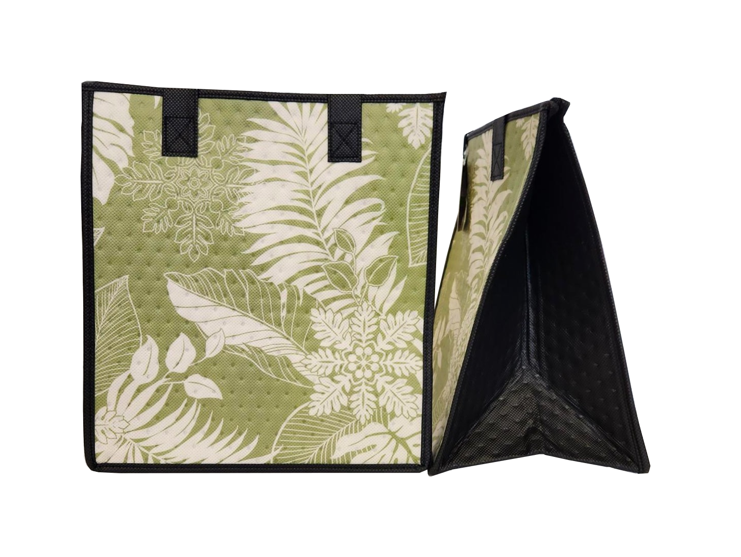 Tropical Paper Garden - Insulated Medium Bag - QUILTOLOGY SAGE MED