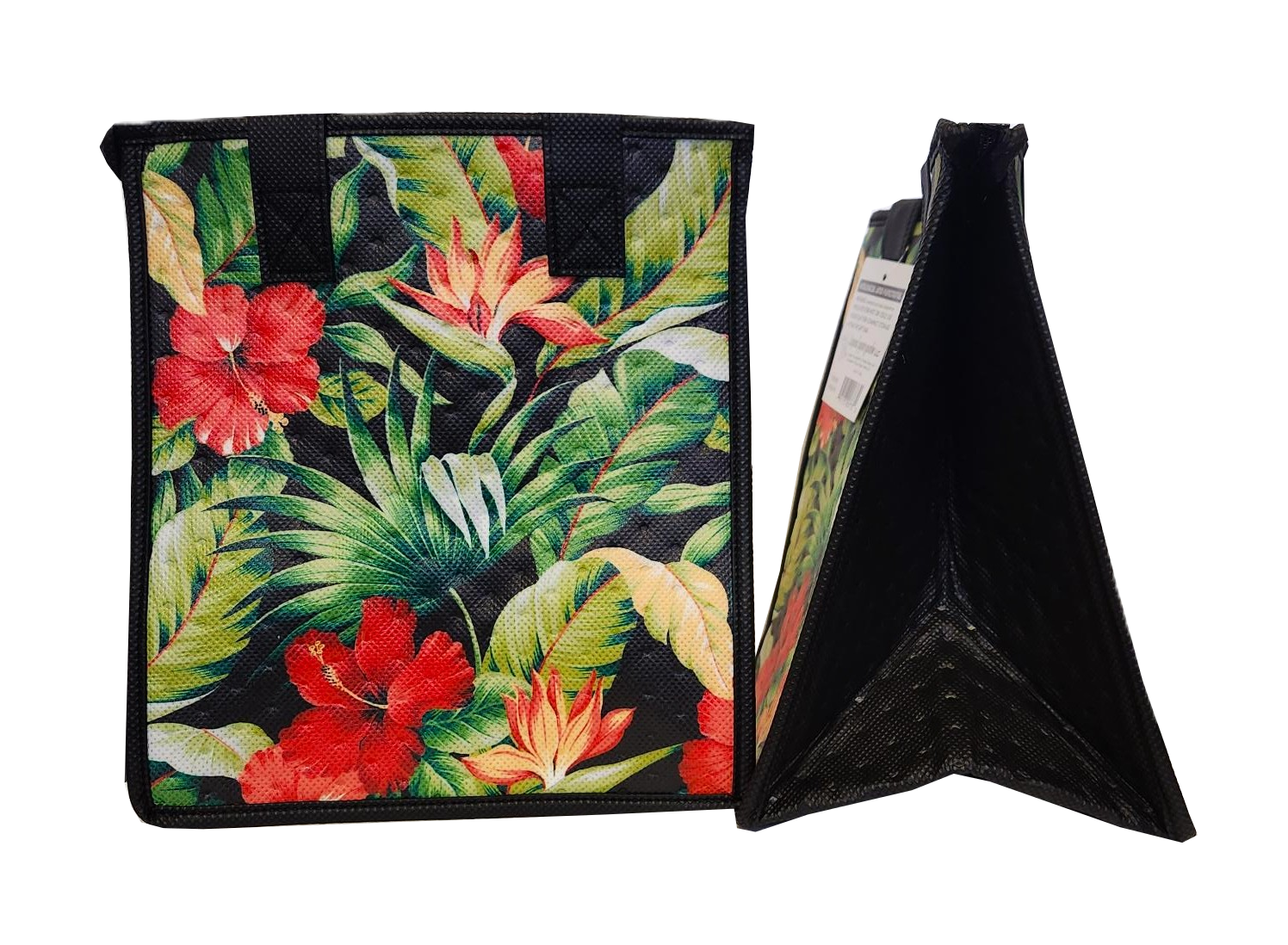 Tropical Paper Garden - Insulated Small Bag - ENDANGERED NEW BLACK PET