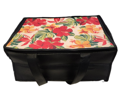 Tropical Paper Garden - Insulated Casserole Bag Large - PUA NOVA CREAM