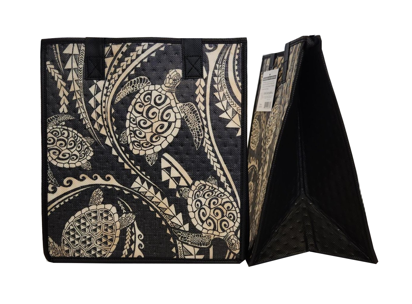 Tropical Paper Garden - Insulated Medium Bag - OFFSHORE BLACK MED