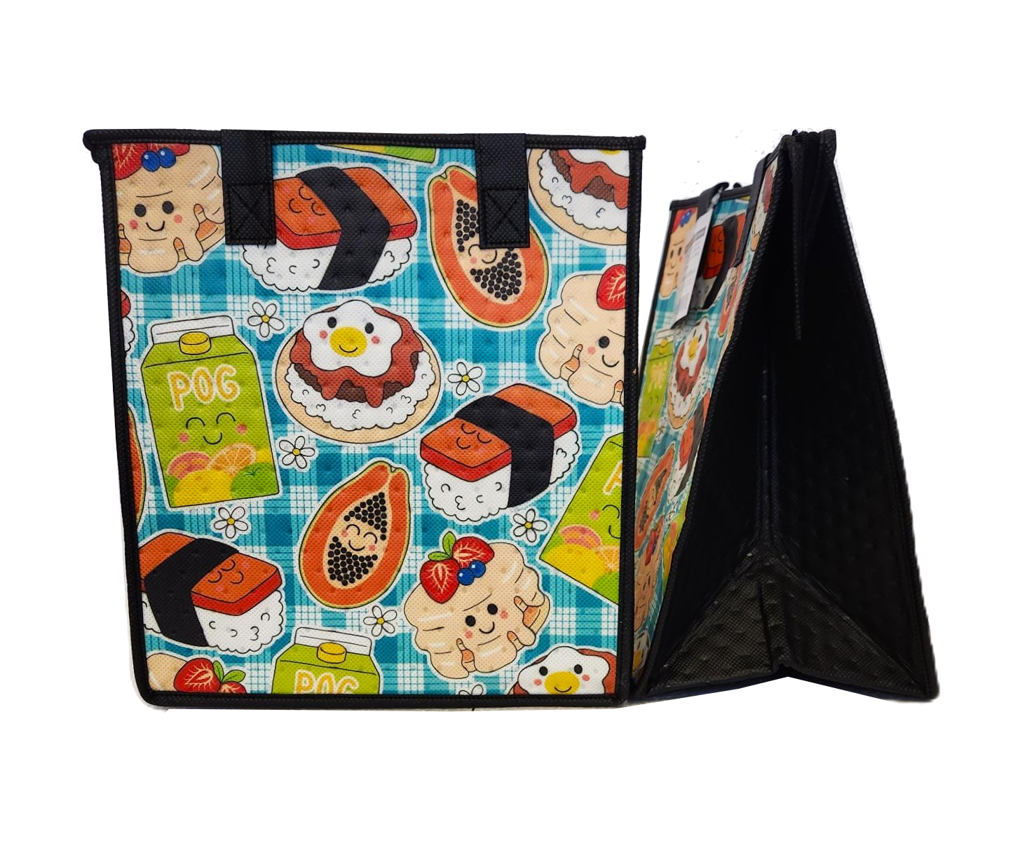 Tropical Paper Garden - Insulated Medium Bag - MUSUBI &amp; MORE PALAKA TURQ MED