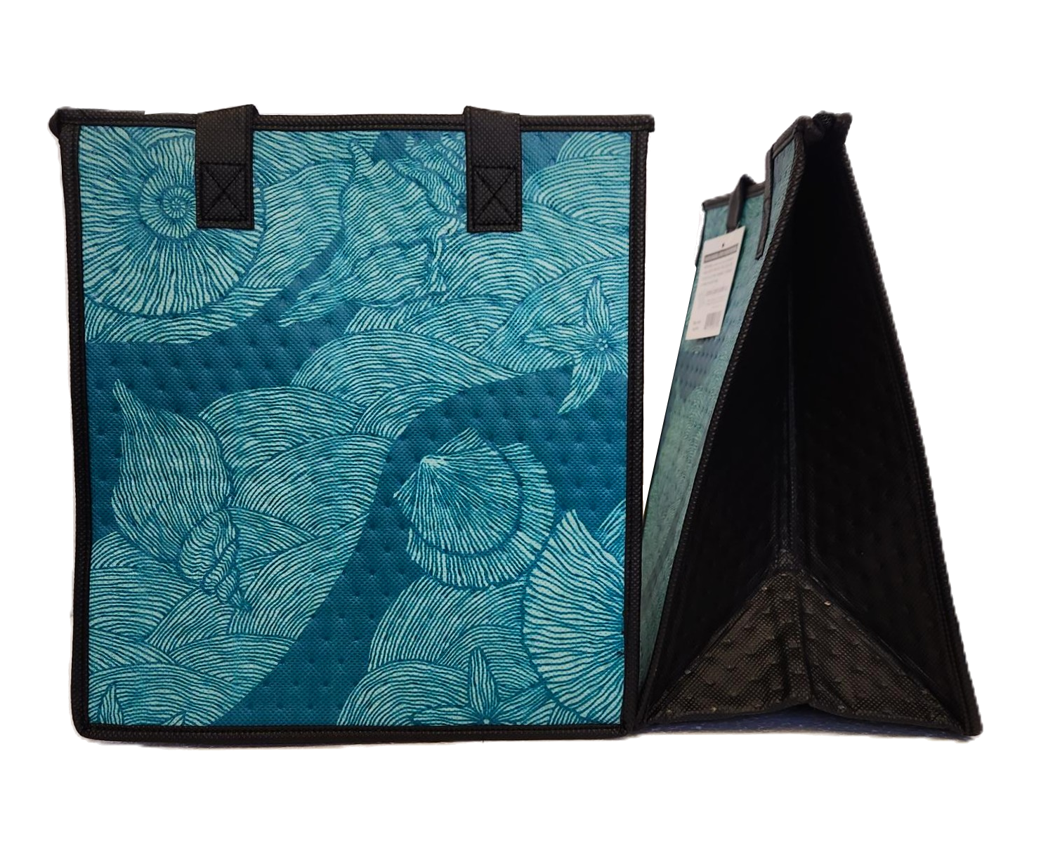 Tropical Paper Garden - Insulated Medium Bag - MAGIC ISLAND AQUA MED