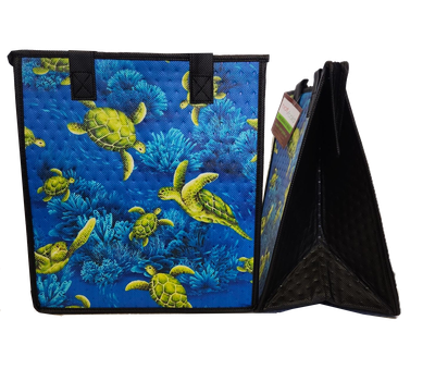 Tropical Paper Garden - Insulated Medium Bag - OPEN SEA BLUE MED