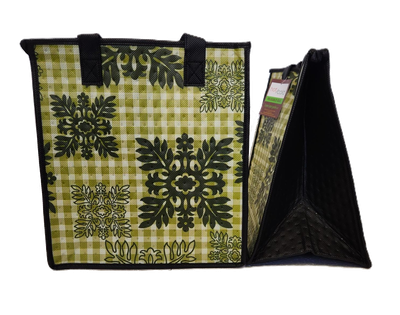 Tropical Paper Garden - Insulated Medium Bag - PANIPATCH OLIVE MED