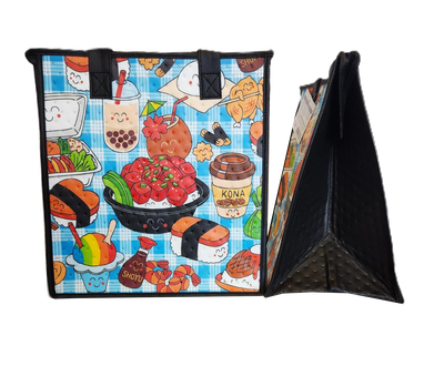 Tropical Paper Garden - Insulated Medium Bag - MASHUP PALAKA BLUE MED