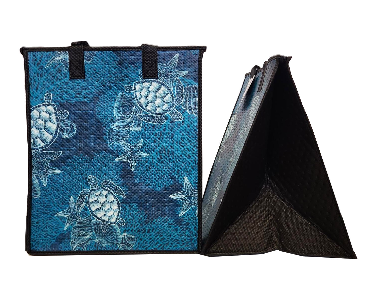 Tropical Paper Garden - Insulated Large Bag - WAYFINDER BLUE LRG
