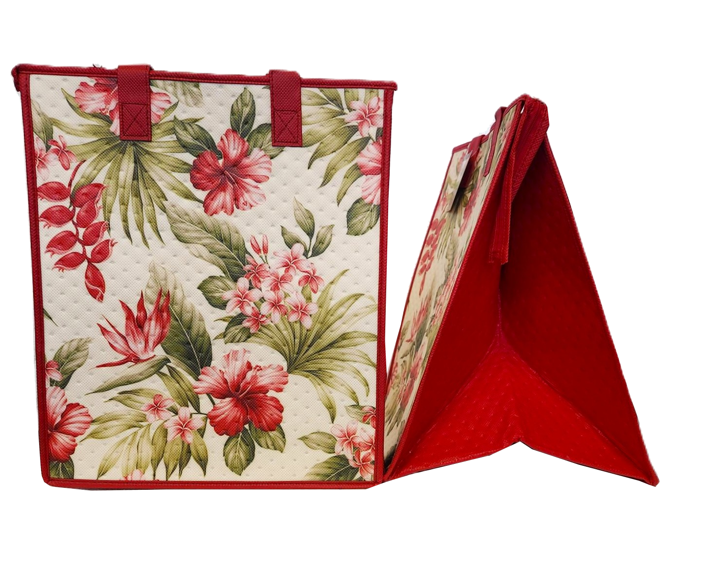 Tropical Paper Garden - Insulated Large Bag - CROSSWIND CREAM LRG