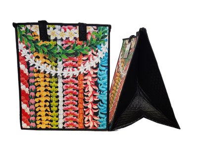 Tropical Paper Garden - Insulated Large Bag - LEI-SURELY BLACK LRG