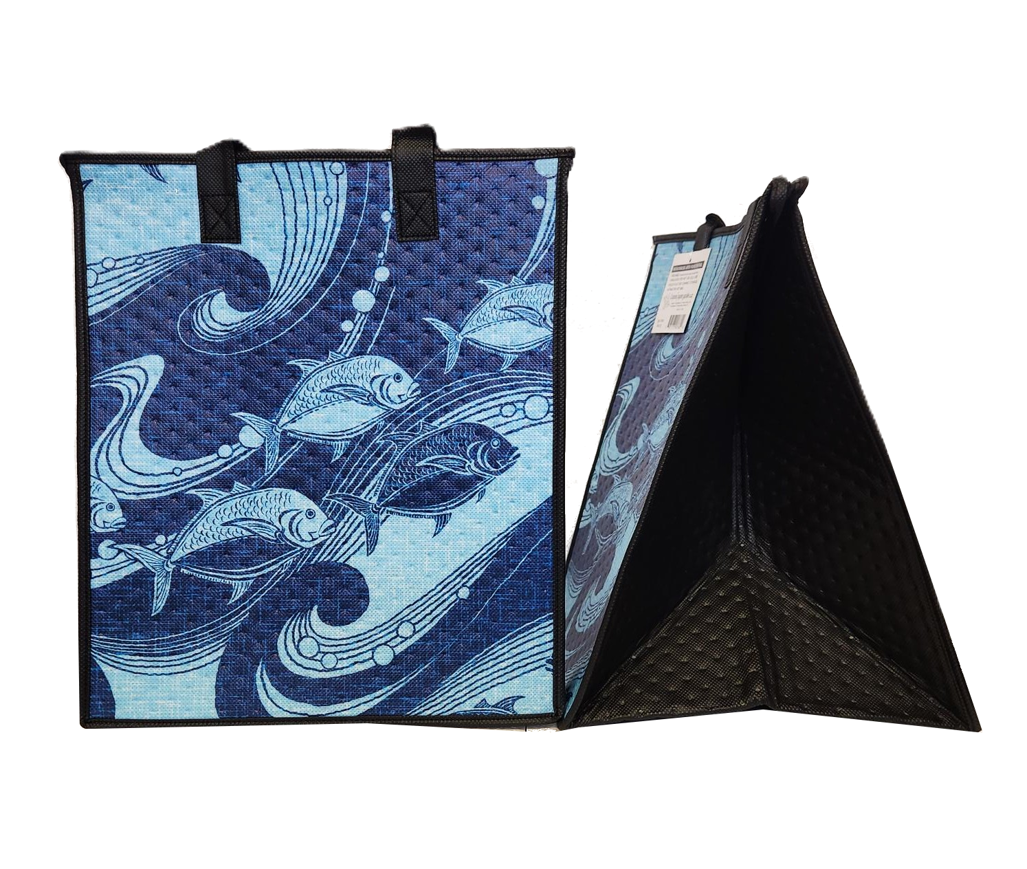 Tropical Paper Garden - Insulated Large Bag - OPEN WATER BLUE LRG