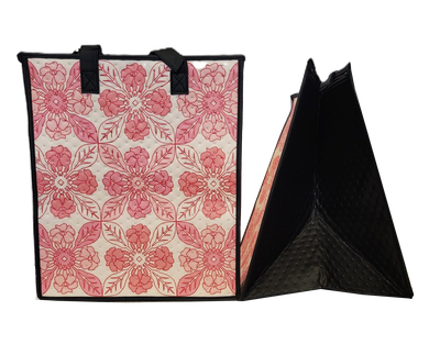 Tropical Paper Garden - Insulated Large Bag - PANINI PINK LRG