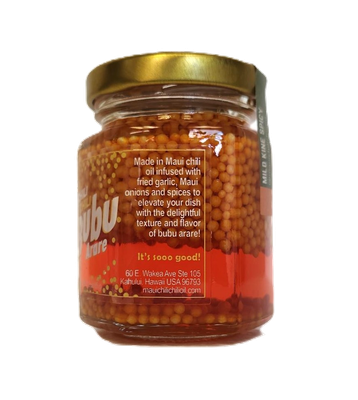 Maui Chili Chili Oil 3oz. - Bubu Arare Chili Oil