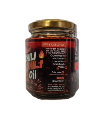 Maui Chili Chili Oil 6oz. - Spicy Kine Spicy Chili Oil
