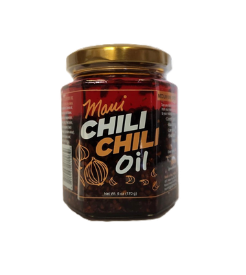 Maui Chili Chili Oil 6oz. - Medium Kine Spicy Chili Oil