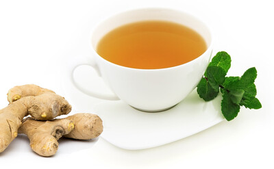 Herbal Ginger Peppermint Tea