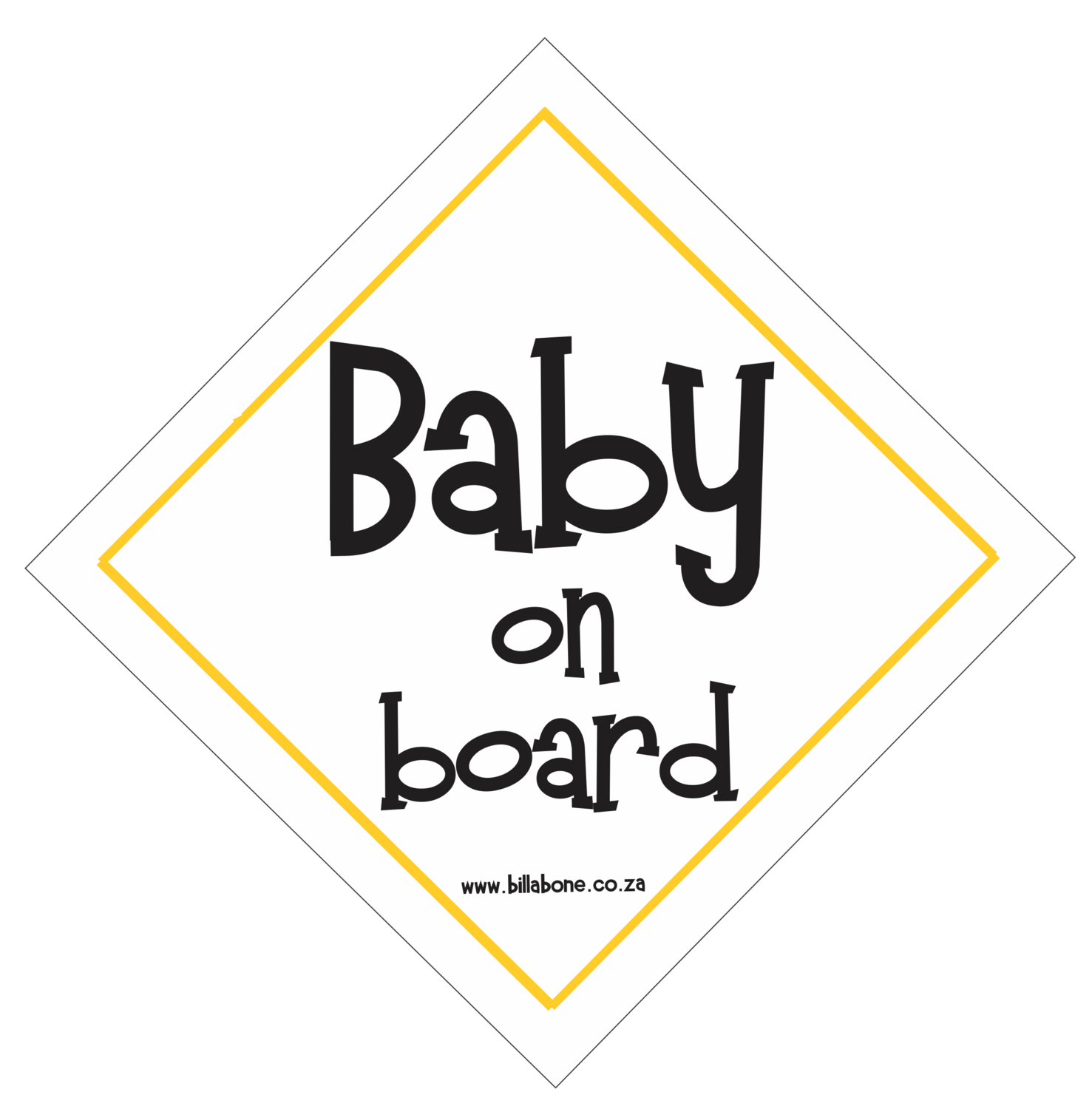 Baby On Board Car Sign or Sticker