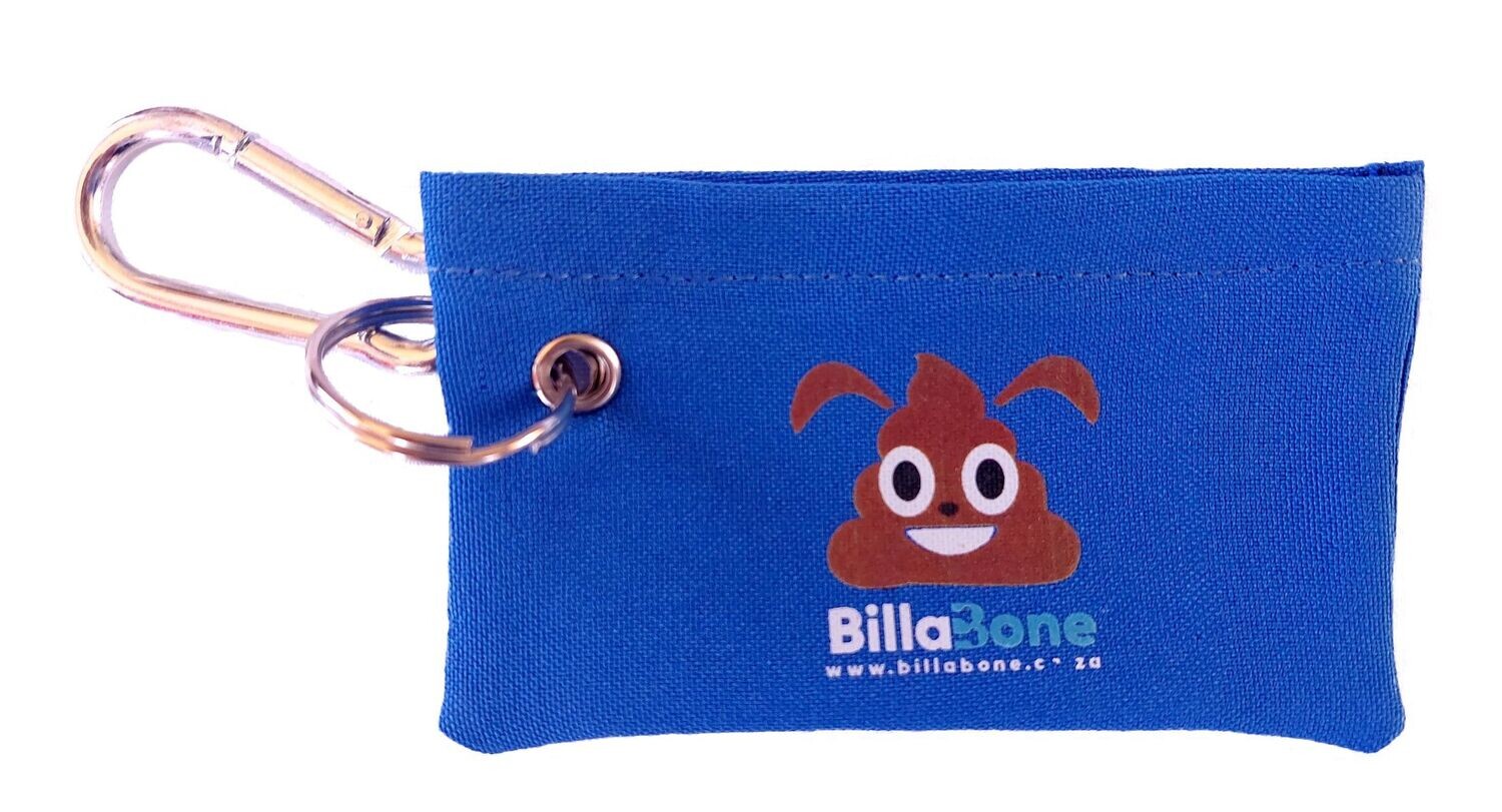 Poop Bag Holder Blue