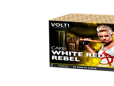 FD321 76205  - White Red Rebel 30 Shot Barrage