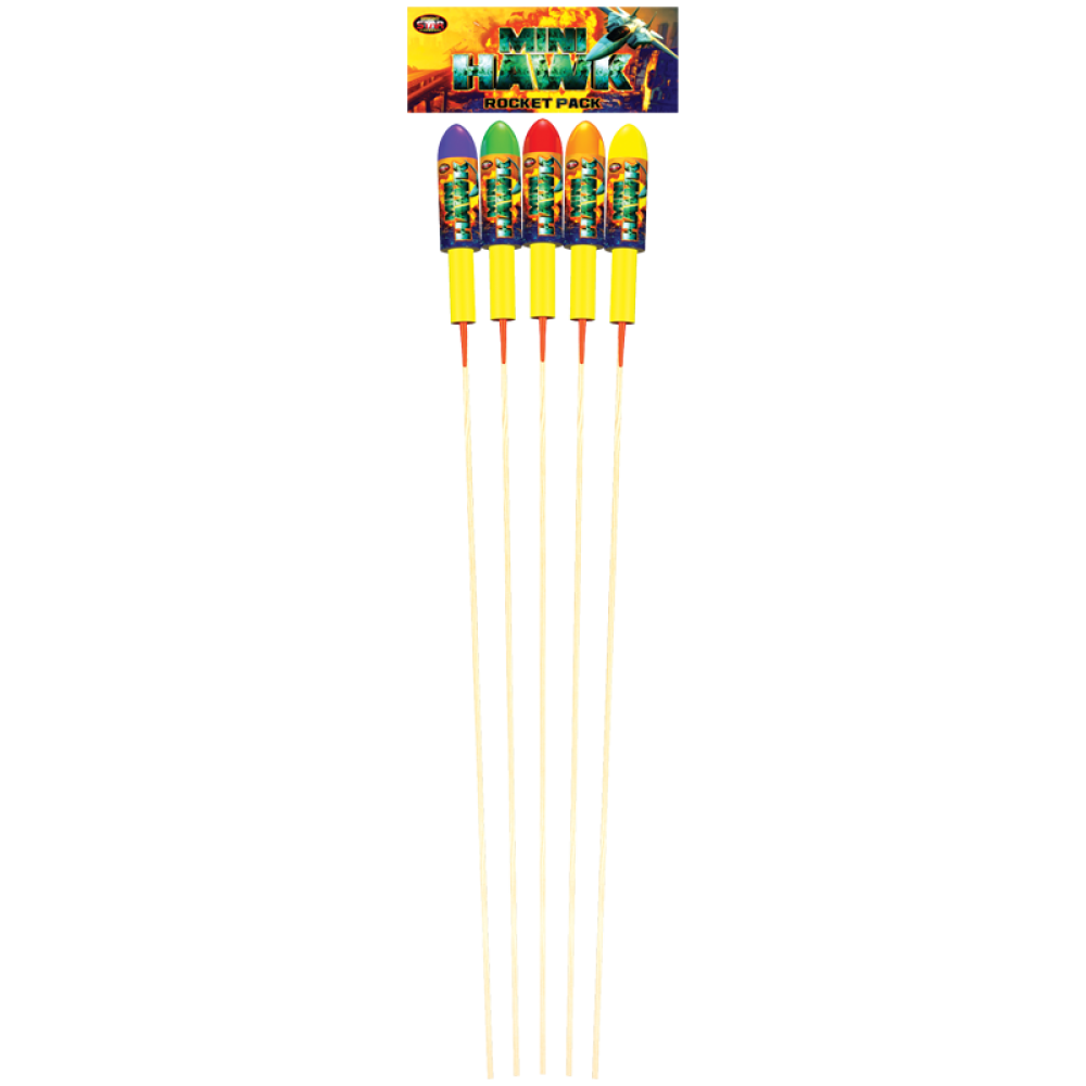 FD82RX-Mini Hawk Rkt Pack 5pcs