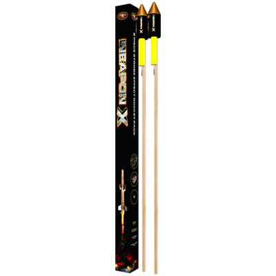 FD84ARX-2486 Weapon &quot;X&quot; Strobe Rocket 2 pce astd