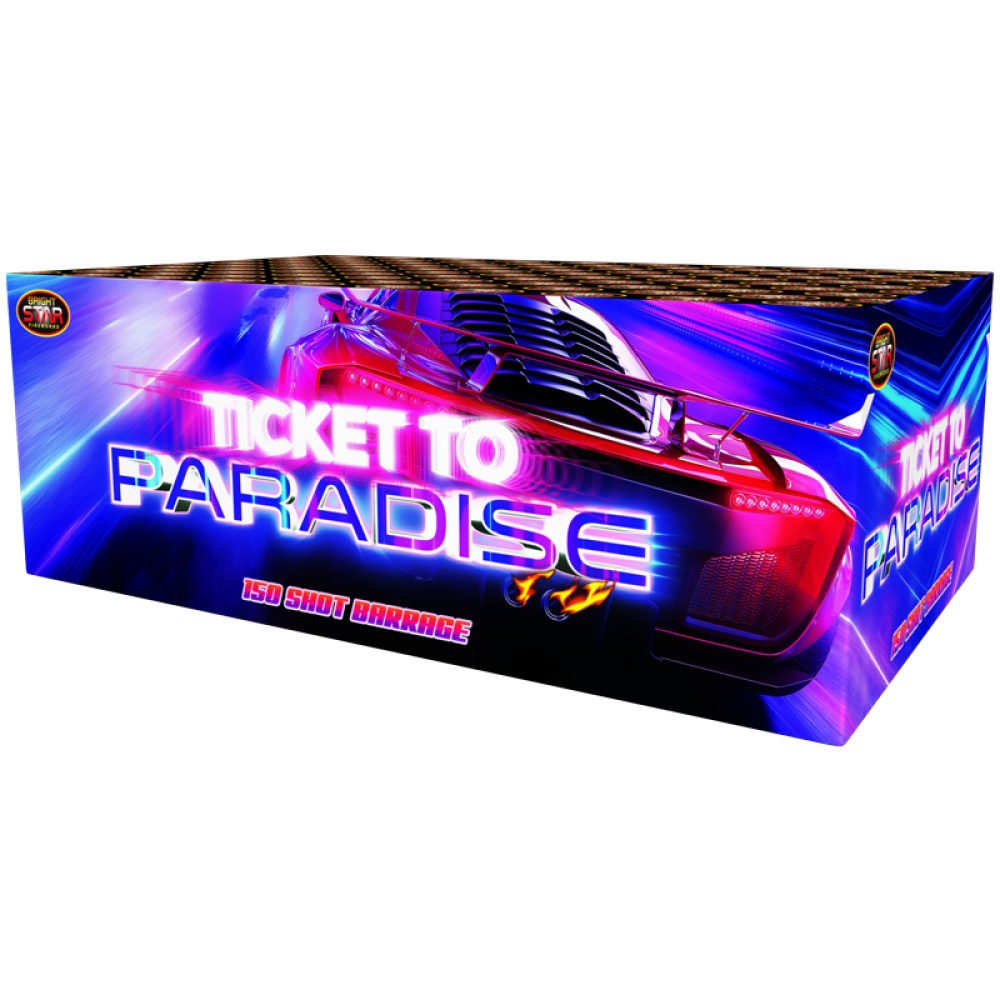 FD250A-2488 Ticket To Paradise 150 Shot Barrage