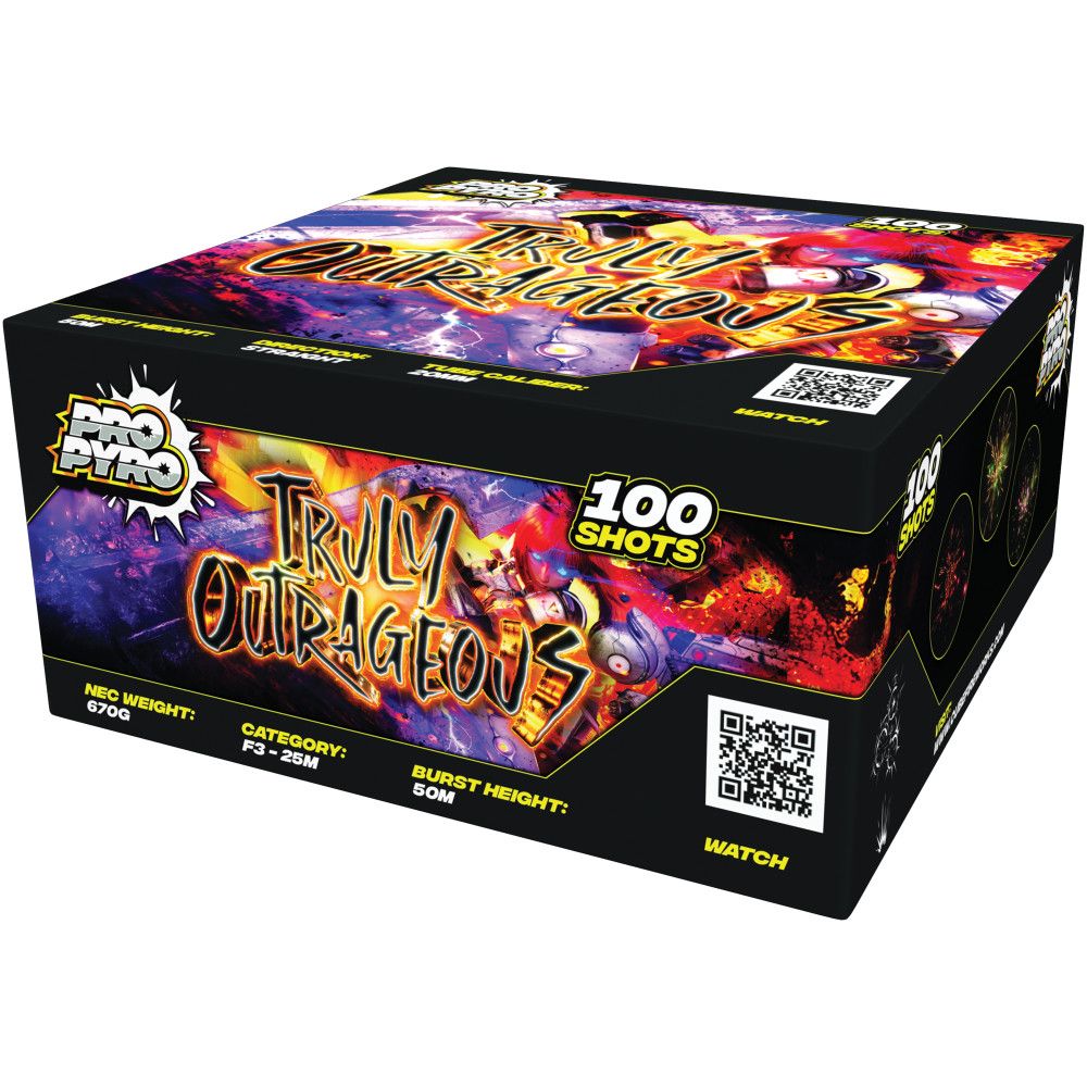 FD344AX-4011 Trully Outrageous &amp; Total Carnage 100 Shot Barrage