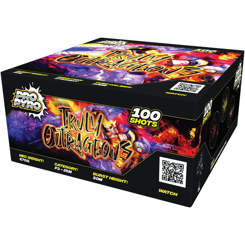 FD344AX 4011 - Trully Outrageous &amp; Total Carnage 100 Shot Barrage