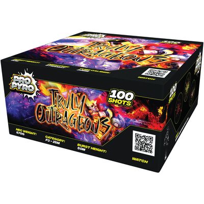 FD344AX-4011 Trully Outrageous &amp; Total Carnage 100 Shot Barrage
