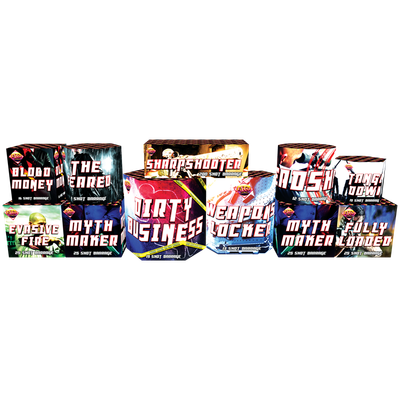 FD263 2453 - The Hitman Barrage Bag Assorted 11 Pieces