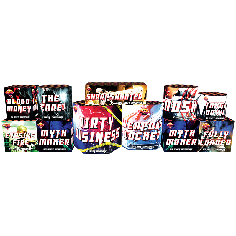 FD263 2453 - The Hitman Barrage Bag Assorted 11 Pieces FD263 2453 - The Hitman Barrage Bag Assorted 11 Pieces