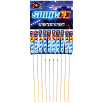 FD13ARX 2483 - Sonic Fx - 2x10pce PVC Rkt Pack