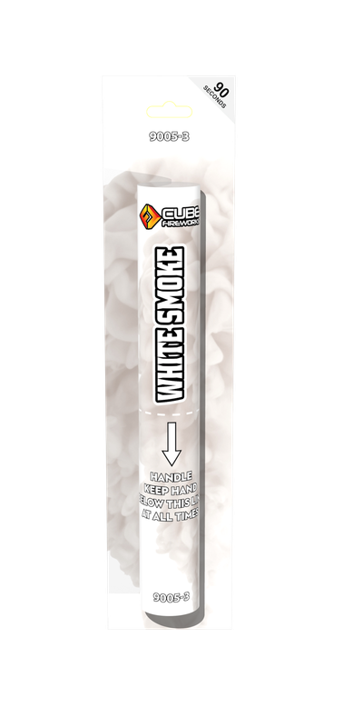 FD233 9005-3- White Smoke Flare Hand Held 90 Secs