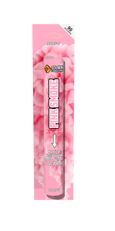 FD235 9005-5- Pink Smoke Flare Hand Held 90 Secs