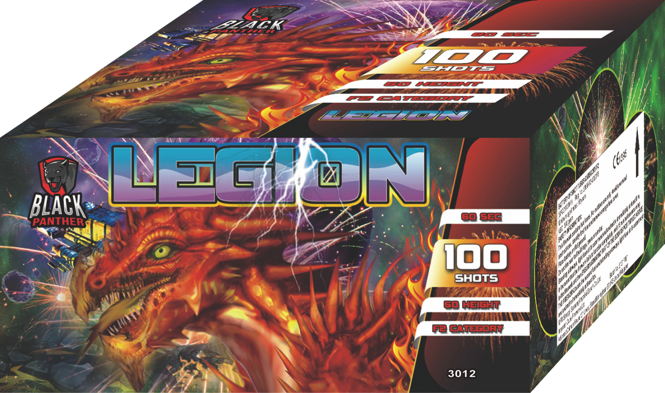 FD255X 3012- Legion 100 Shot Barrage