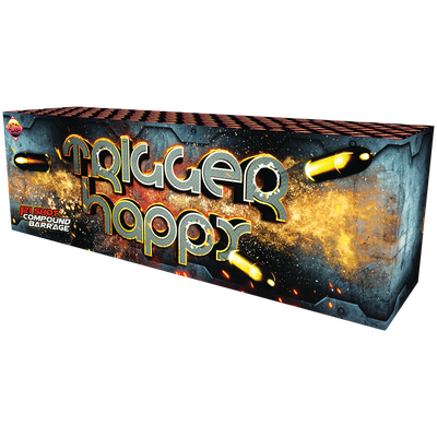 FD265 2472- Trigger Happy Compound 121 Shot Barrage FD265 2472- Trigger Happy Compound 121 Shot Barrage