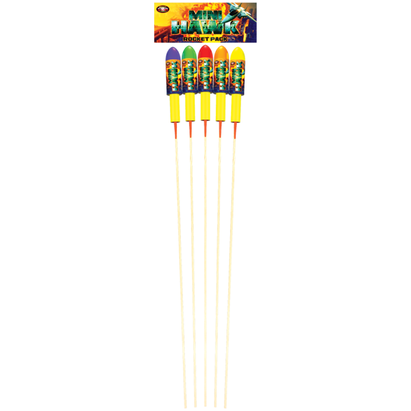 FD82RX 2473 - Mini Hawk Rkt Pack 5pcs FD82RX 2473 - Mini Hawk Rkt Pack 5pcs