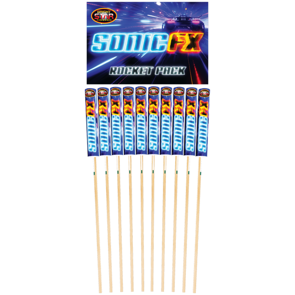 FD13ARX 2483 - Sonic Fx - 2x10pce PVC Rkt Pack