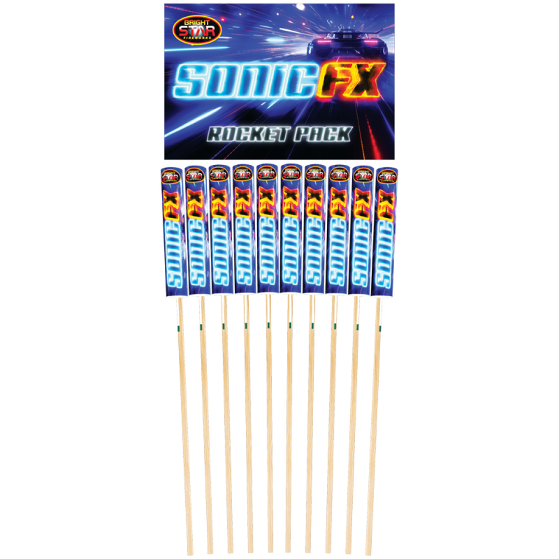 FD13ARX 2483 - Sonic Fx - 2x10pce PVC Rkt Pack