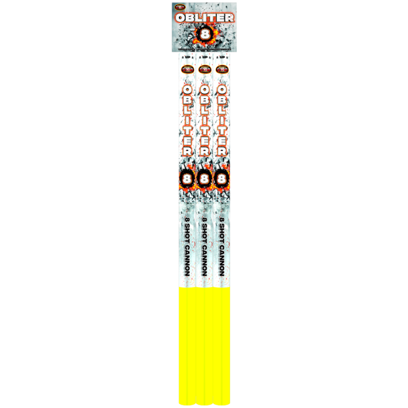 FD84BX 2484 - Oblitor-8 Roman Candle 3pce