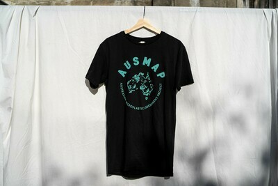AUSMAP Logo Black T-shirt