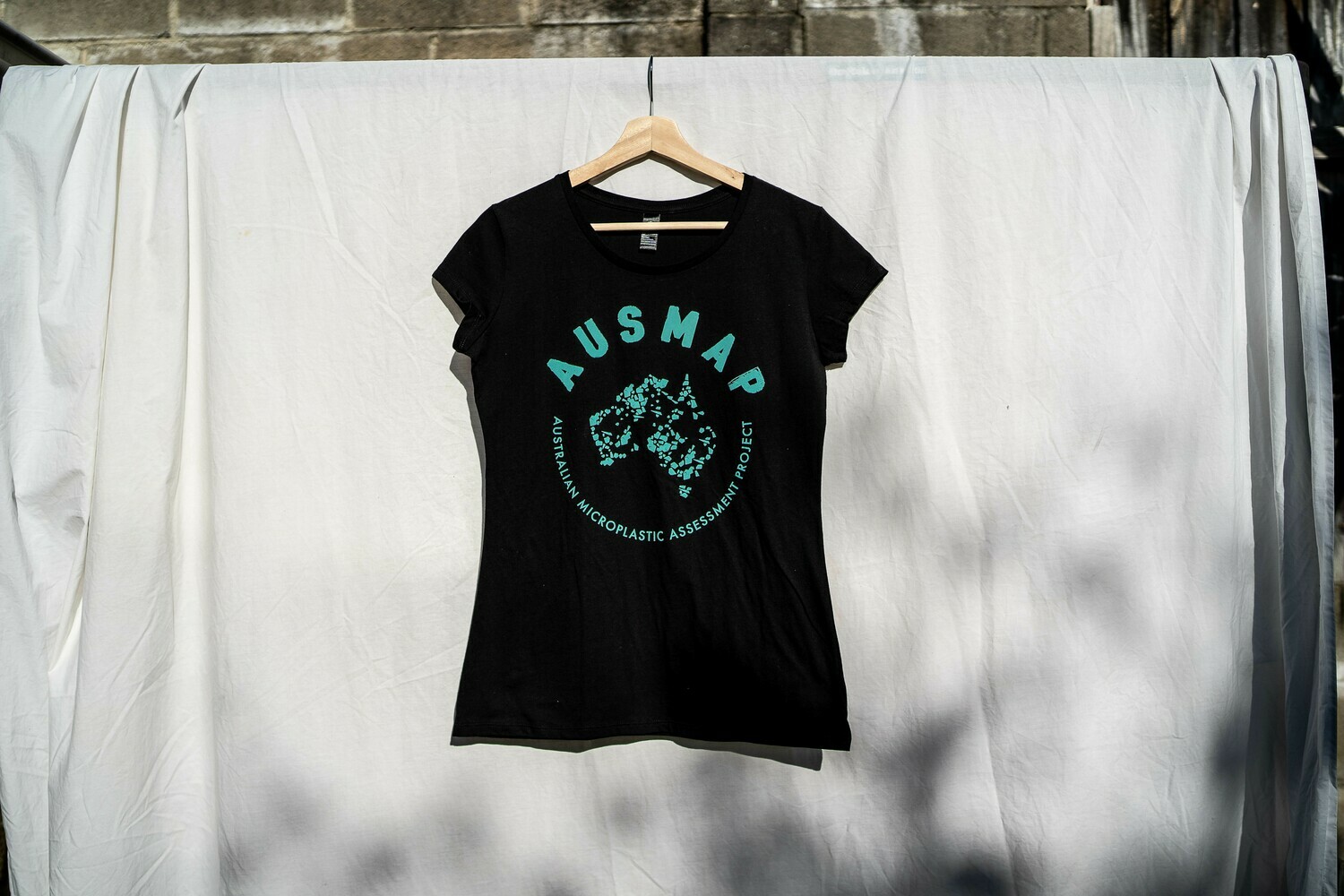 AUSMAP Logo Black T-shirt